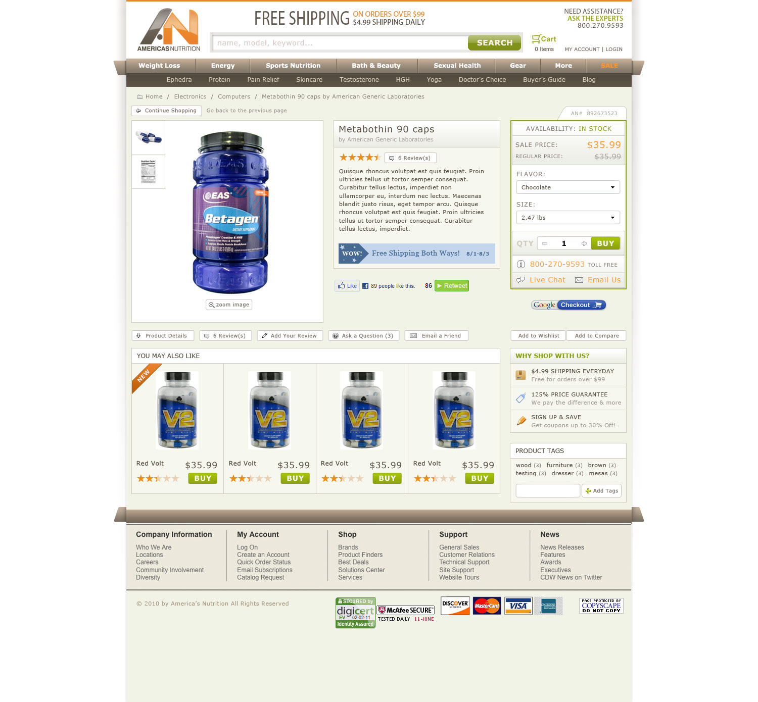 Americas Nutrition - undefined